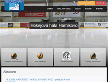 Tablet Screenshot of hamikovo.sk